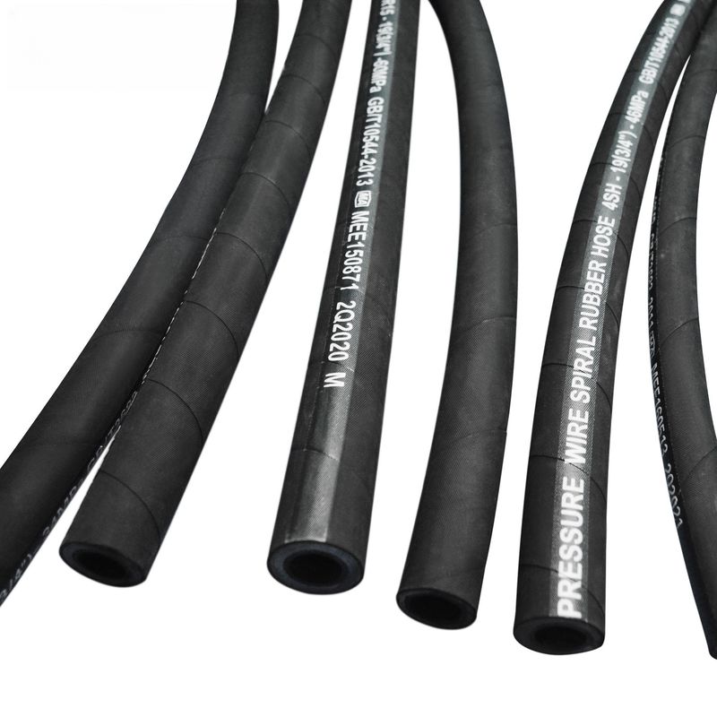 SAE 100 R12 1/4 дюйма 3/4 дюйма всасывающей стальной проволоки плетеный гидравлический шланг трубы
