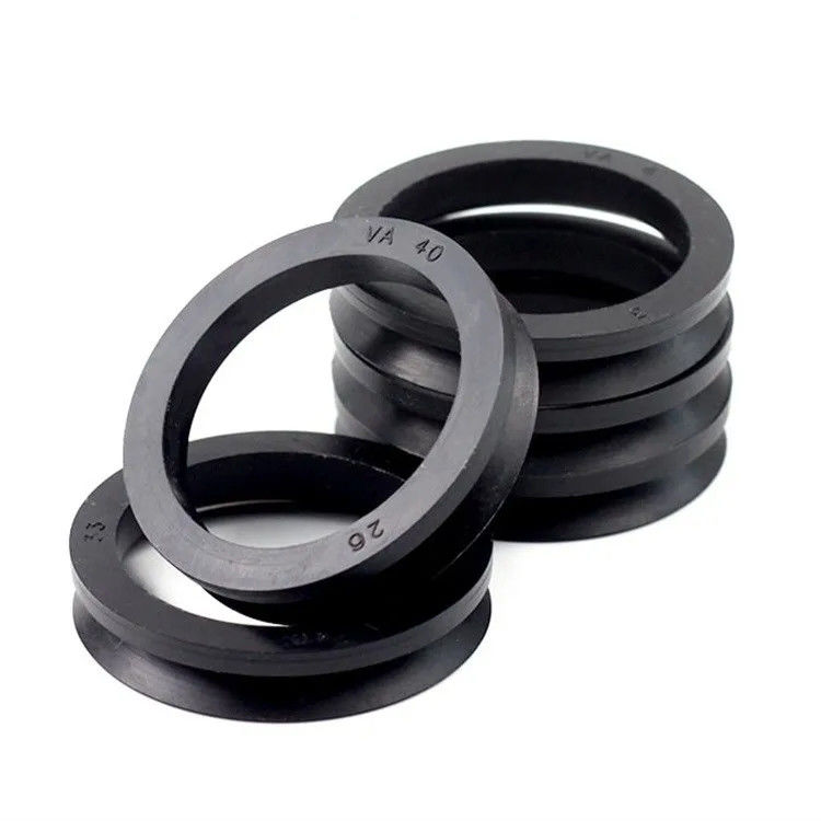 НБР PTFE Rotary Shaft Seal Ring Va Type Чистое резиновое уплотнительное кольцо